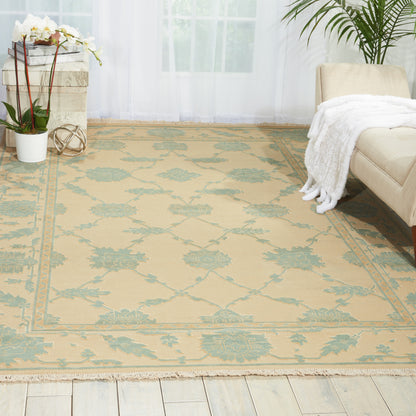 Nourison Home Silk Pointe  Light Gold  Traditional