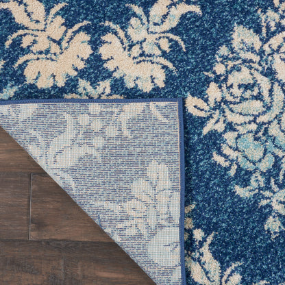 Nourison Home Tranquil  Navy Light Blue  Transitional