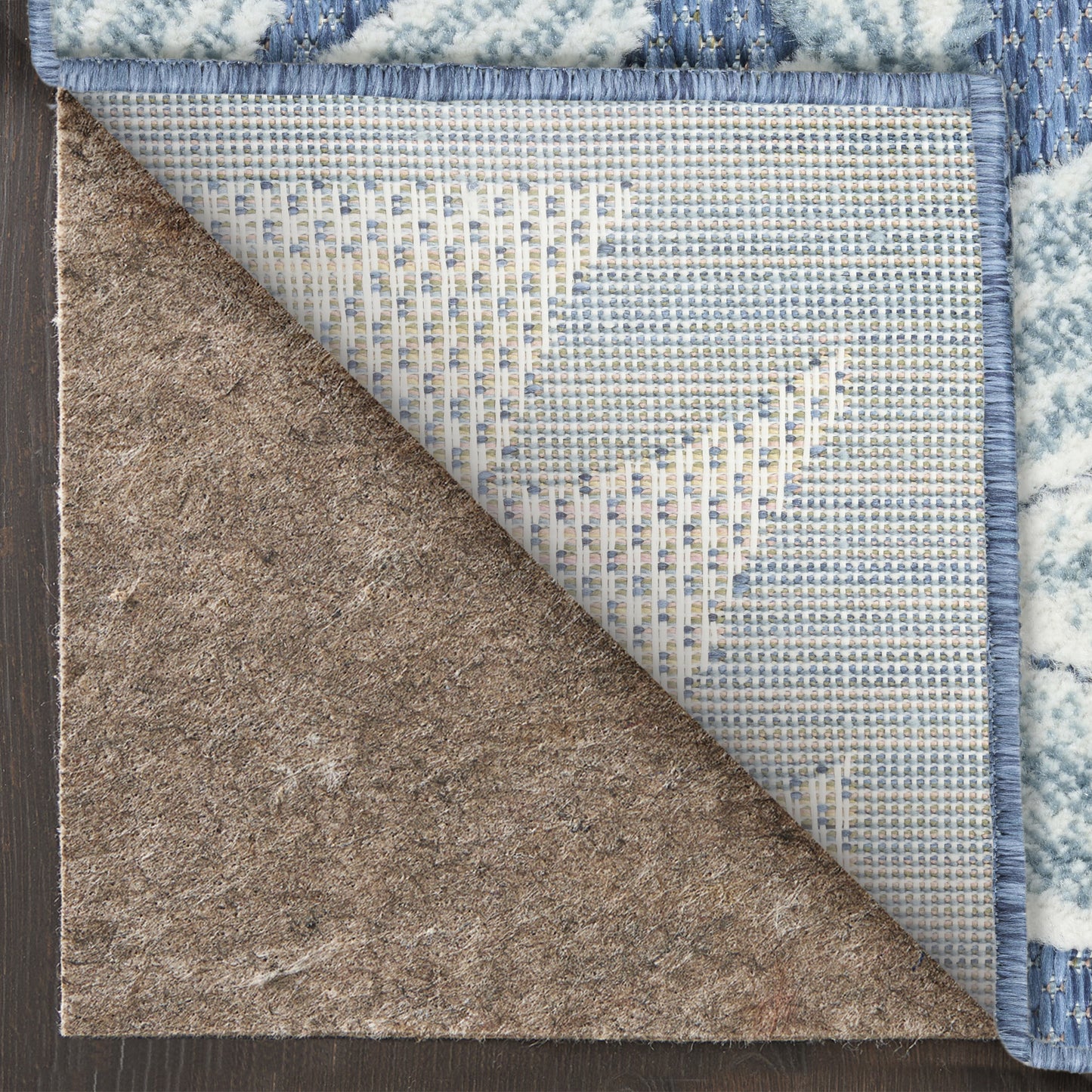 Nourison Home Aloha  Blue  Contemporary