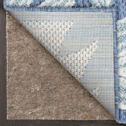 Nourison Home Aloha  Blue  Contemporary