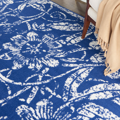 Nourison Home Whimsicle  Navy  Contemporary