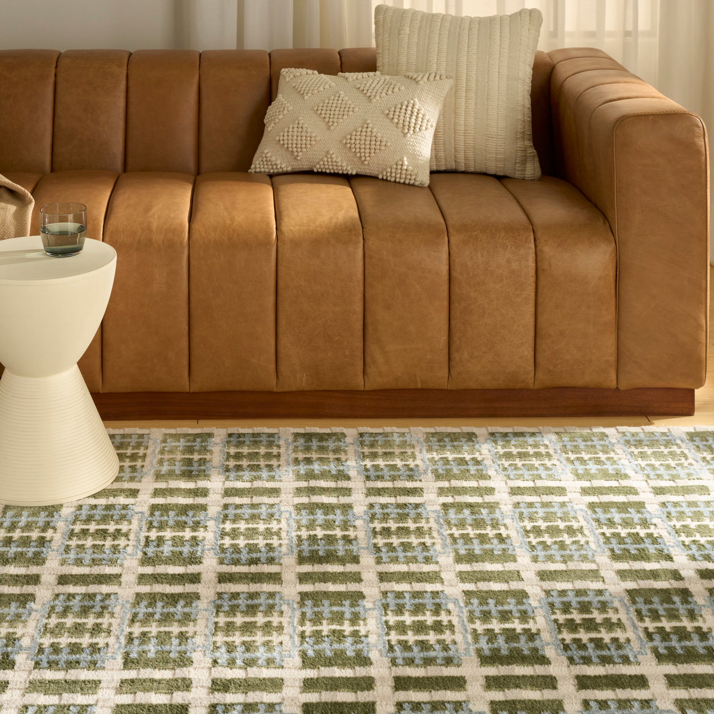 Nourison Home Nordic  Blue Green  Contemporary