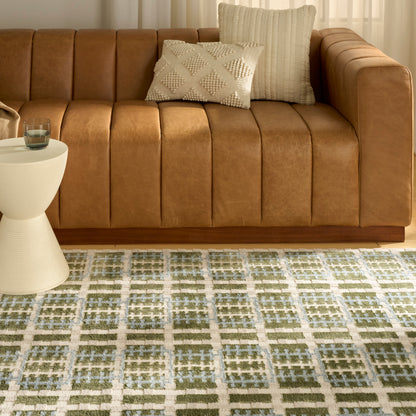 Nourison Home Nordic  Blue Green  Contemporary
