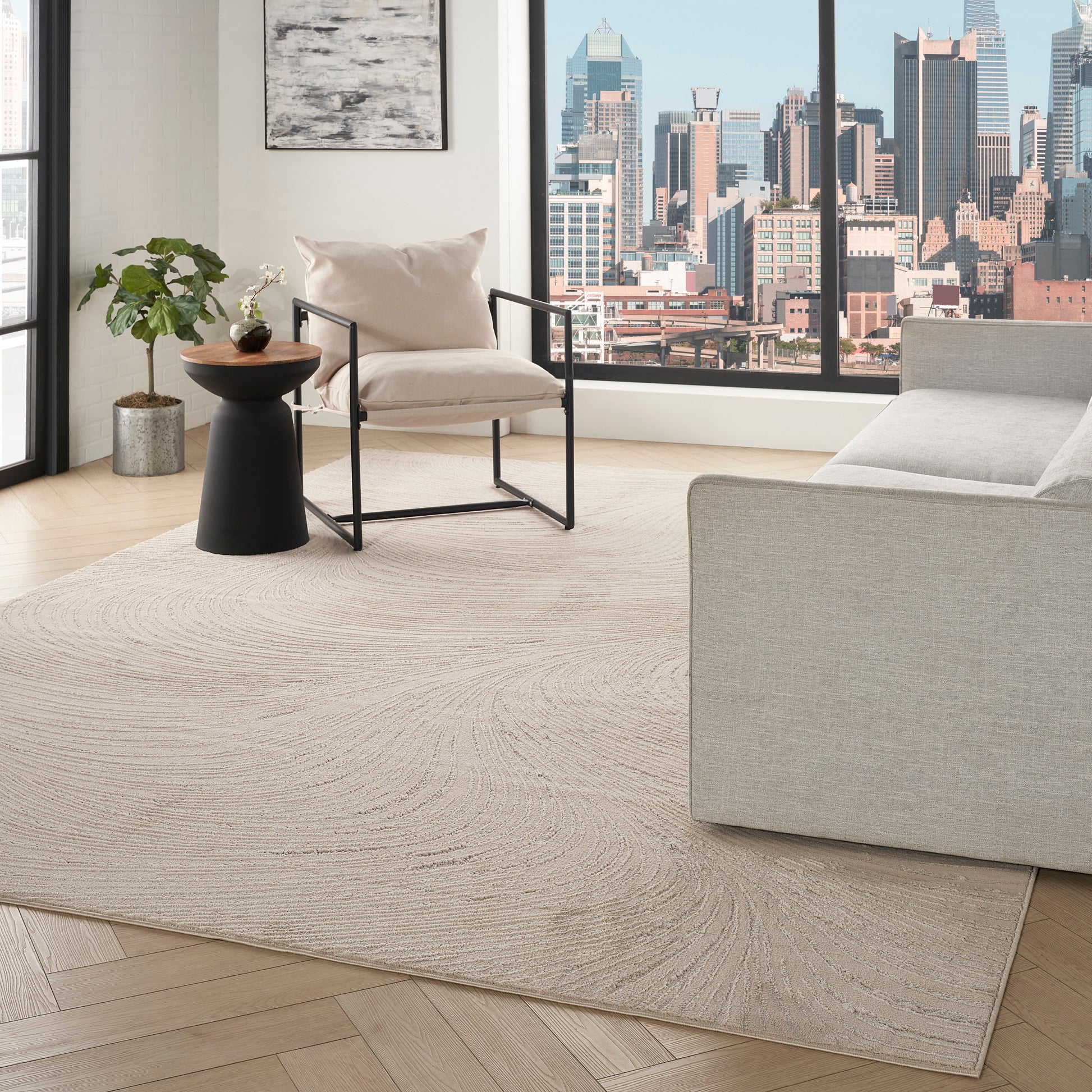 DKNY Central Park West  Beige  Contemporary