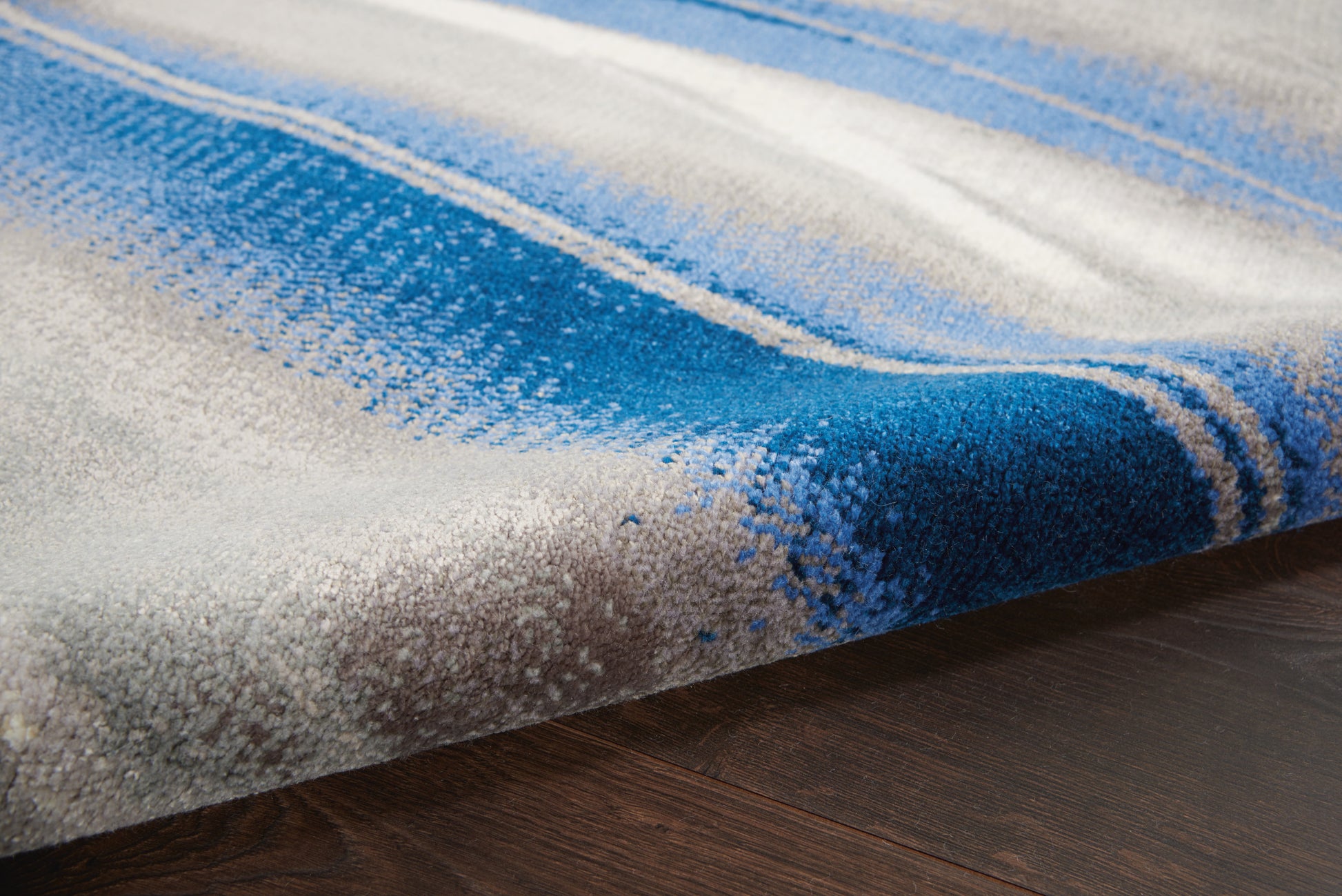 Nourison Home Twilight  Ivory Grey Blue  Contemporary