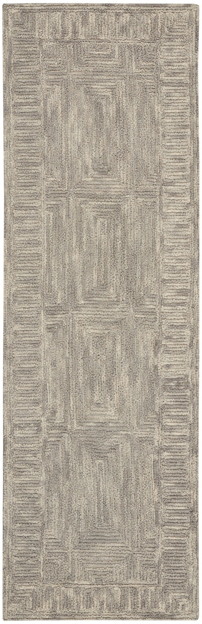 Nourison Home Colorado CLR04 Grey Contemporary Tufted Rug