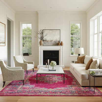 Nourison Home Passion  Fuchsia  Transitional