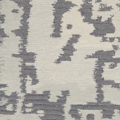 Nourison Home Symmetry  Grey Beige  Contemporary