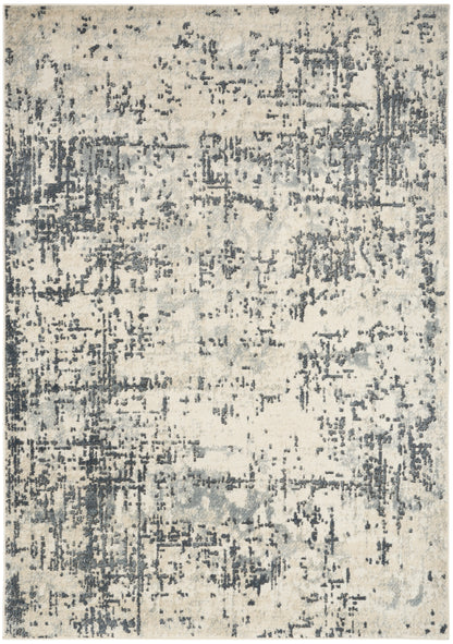 Nourison Home Quarry QUA17 Ivory Grey Contemporary Power-loomed Rugs
