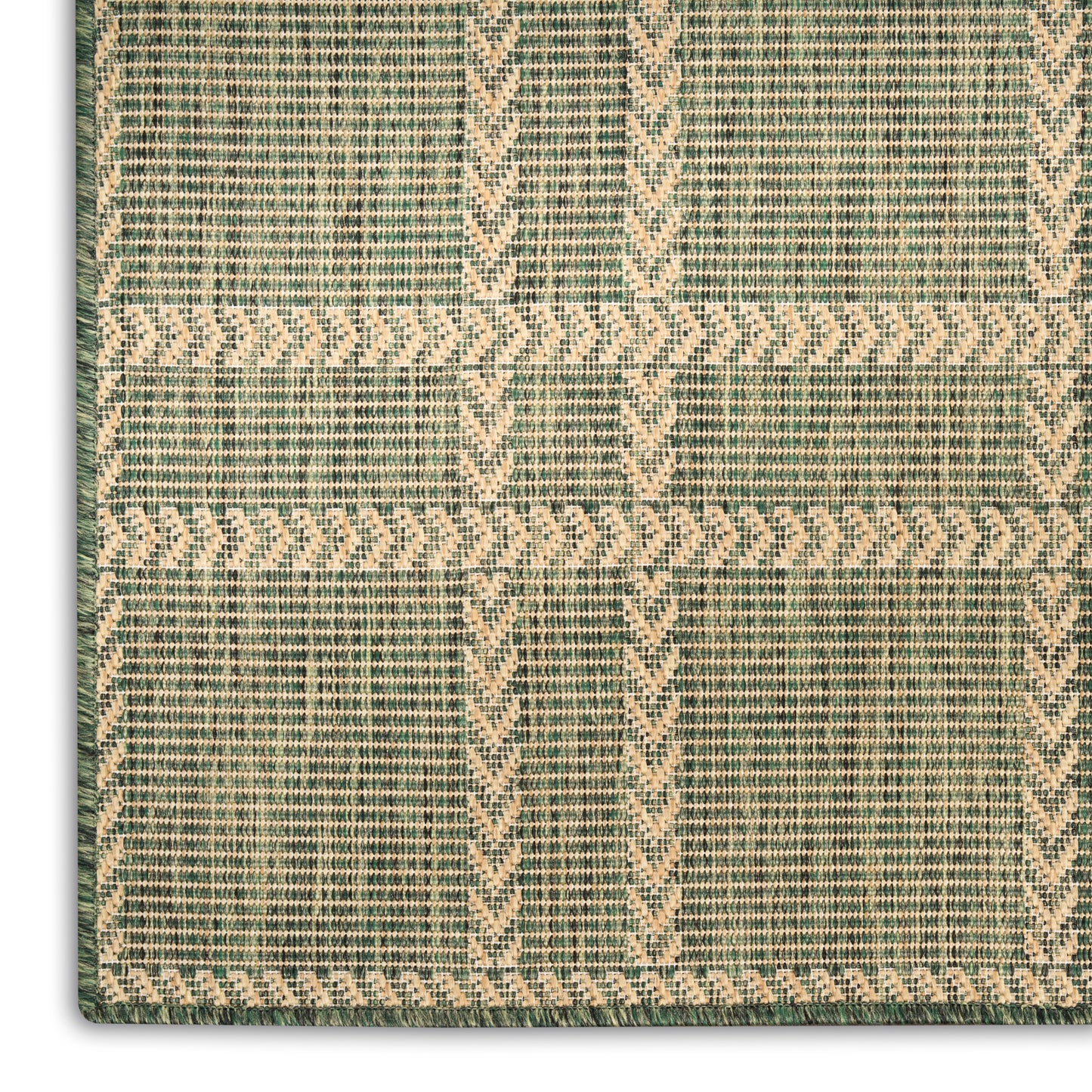 Nourison Home Horizon Indoor/Outdoor  Green  Contemporary