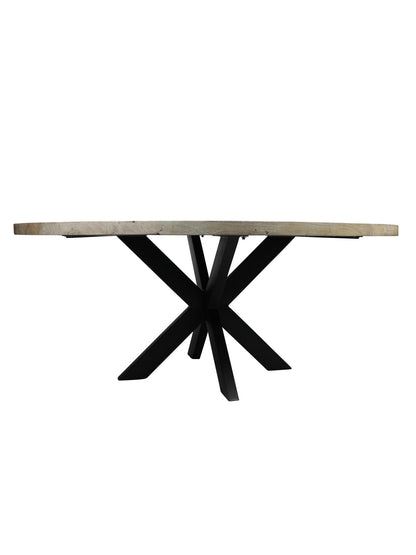 Eclectic Home Dining Table Braxton 60 Iron Round Table - Furnitures - Eclectic Home - Atlanta Designer Rugs