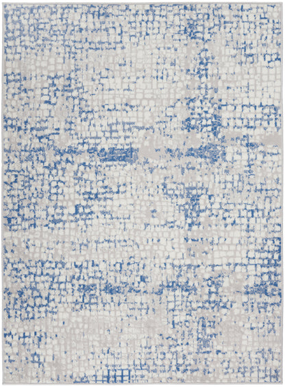 Nourison Home Whimsicle WHS07 Grey Blue Contemporary Power-loomed Rug