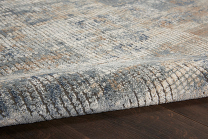 Nourison Home Quarry  Blue Beige  Contemporary