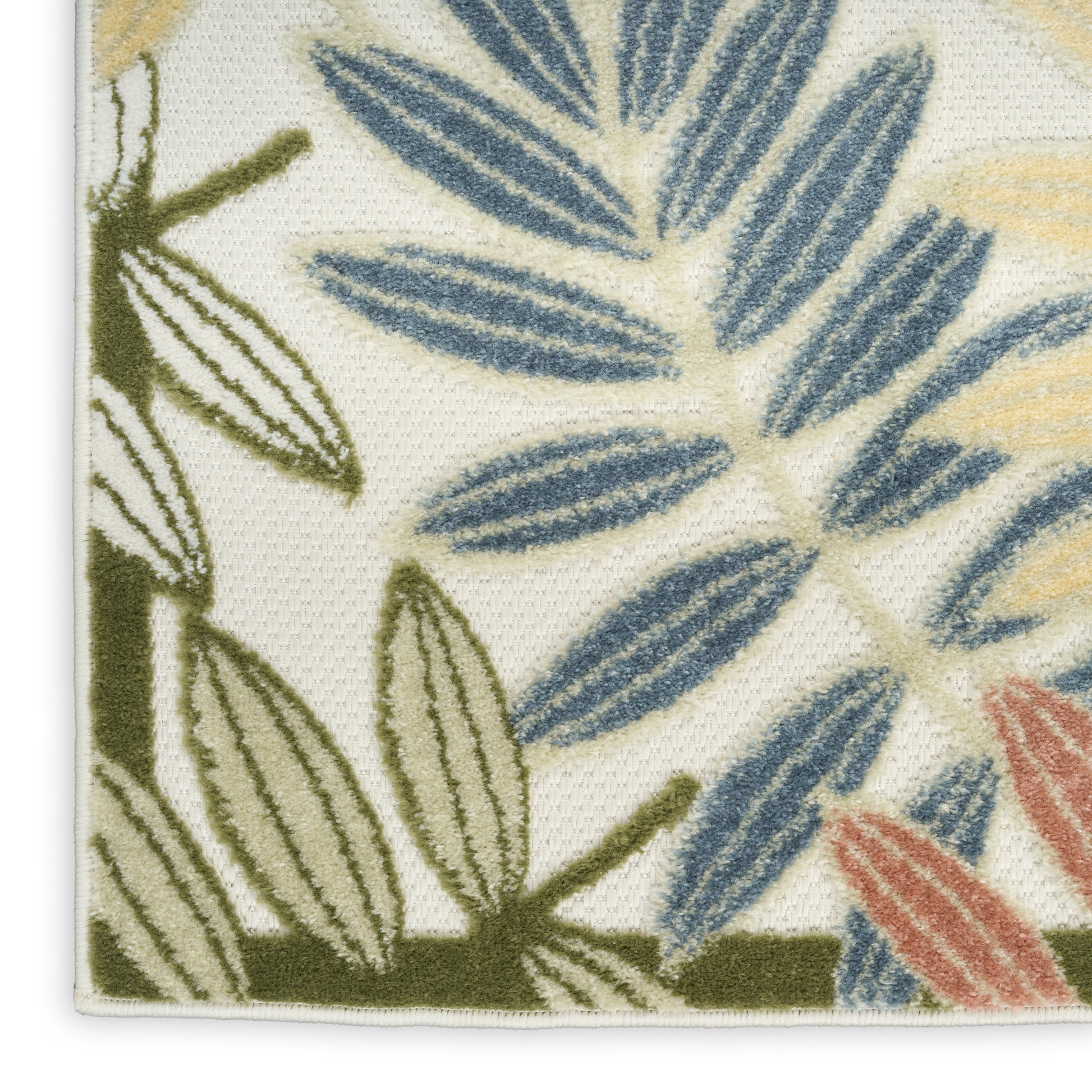 Nourison Home Aloha  Ivory Rose  Contemporary