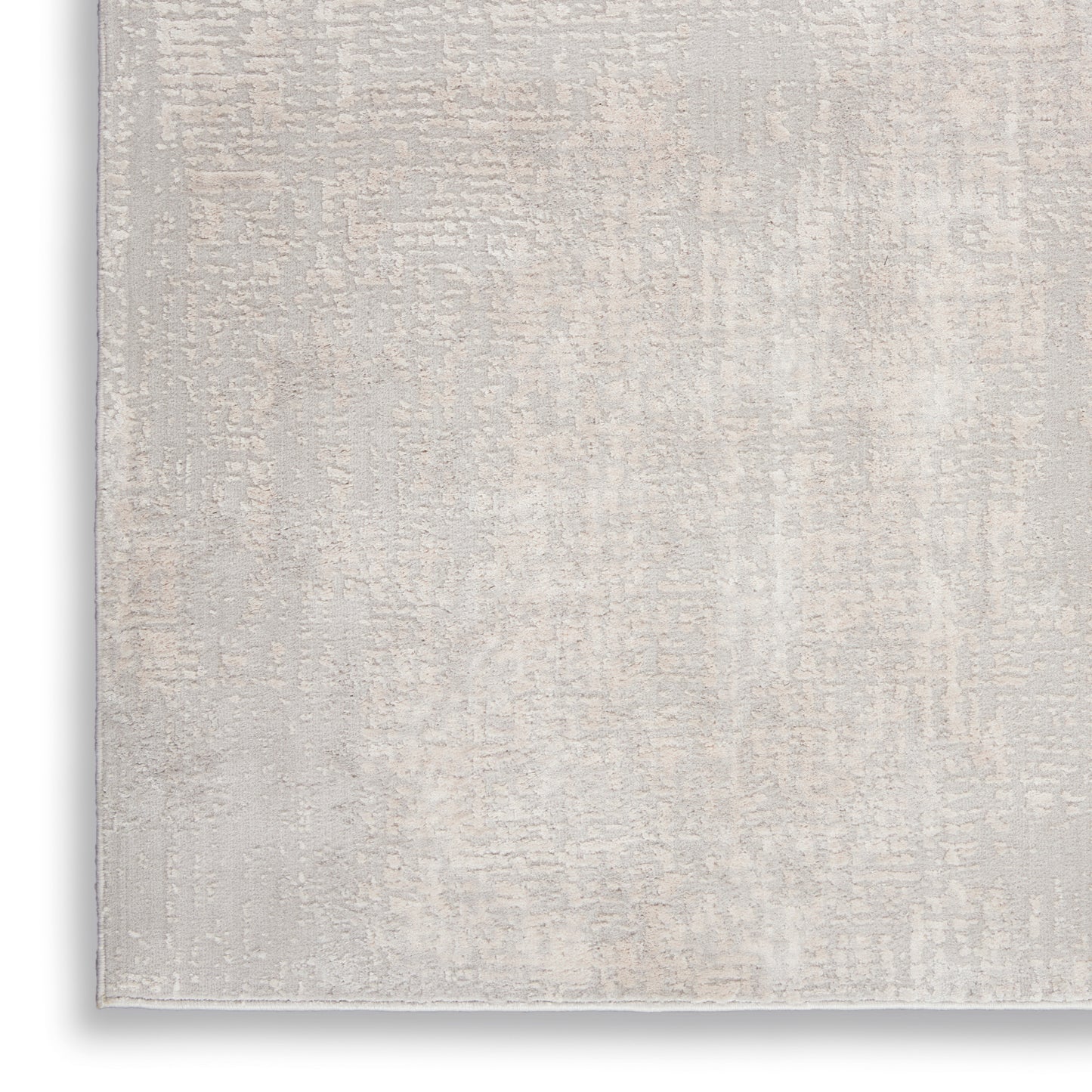 Nourison Home Silky Textures  Ivory Grey  Contemporary