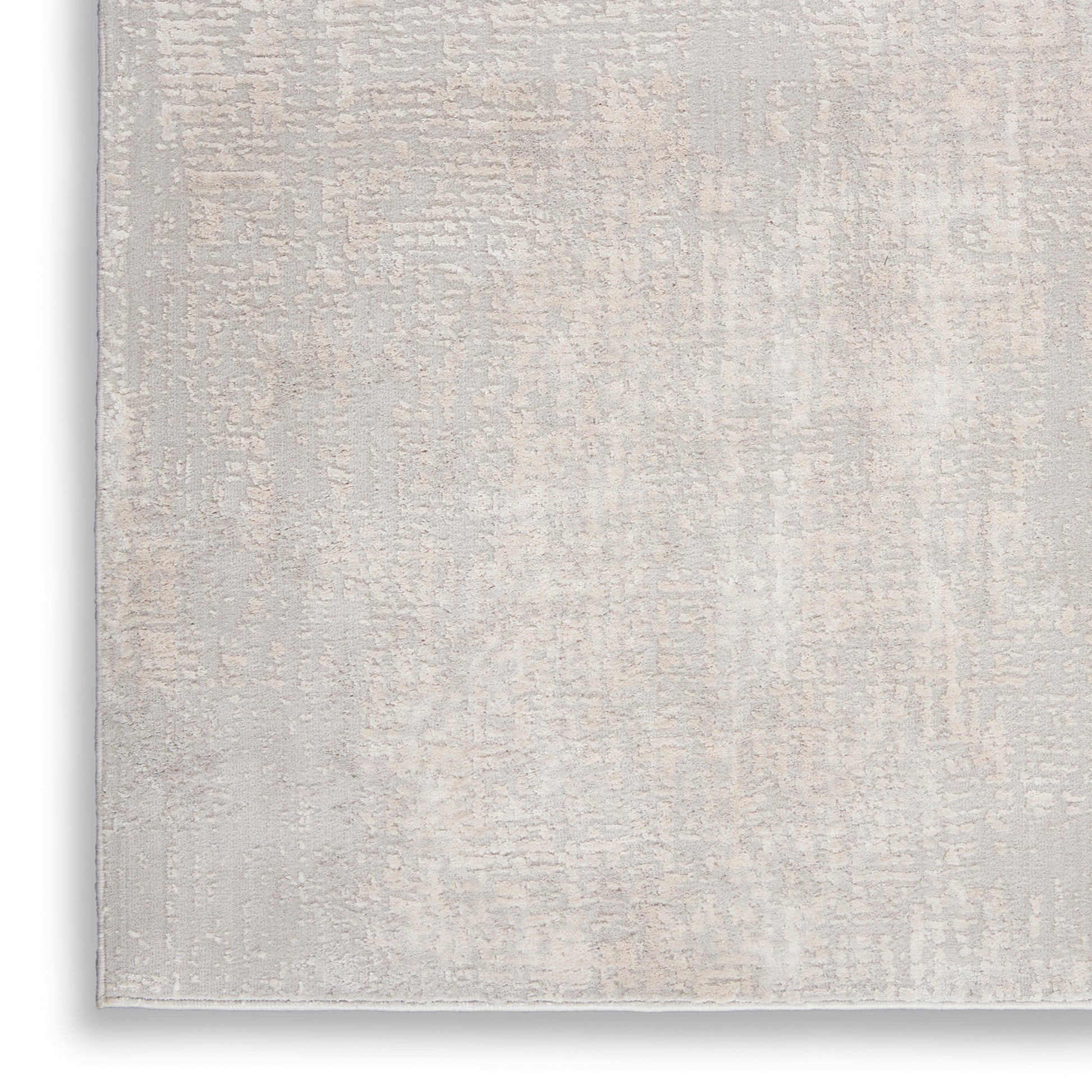 Nourison Home Silky Textures  Ivory Grey  Contemporary
