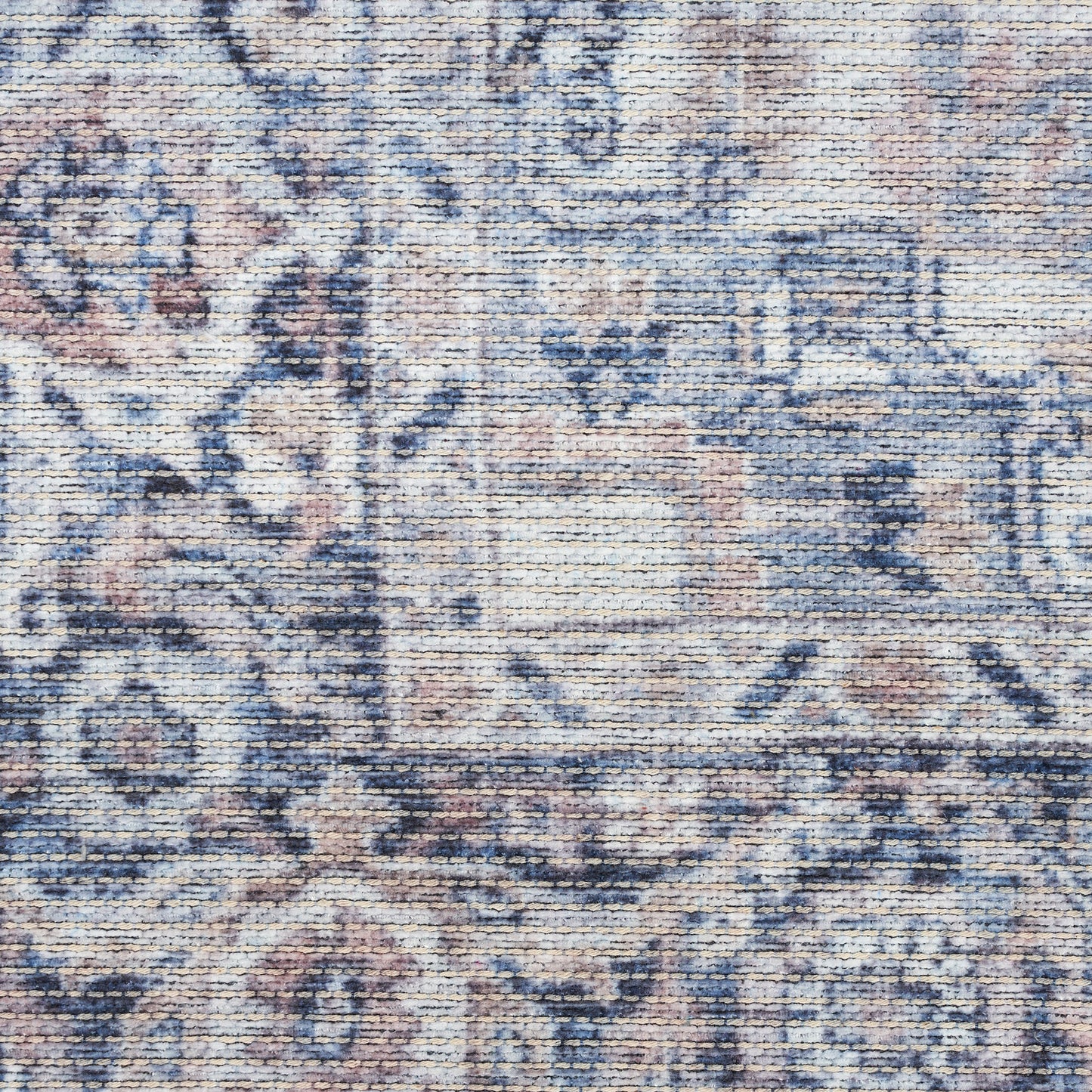 Nourison Home New Concept Washables  Ivory Navy  Traditional