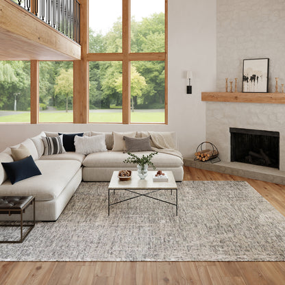 Nourison Home Luna  Grey Silver  Contemporary