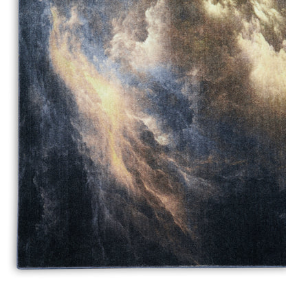 Nourison Home Le Reve  Chocolate Multicolor  Contemporary