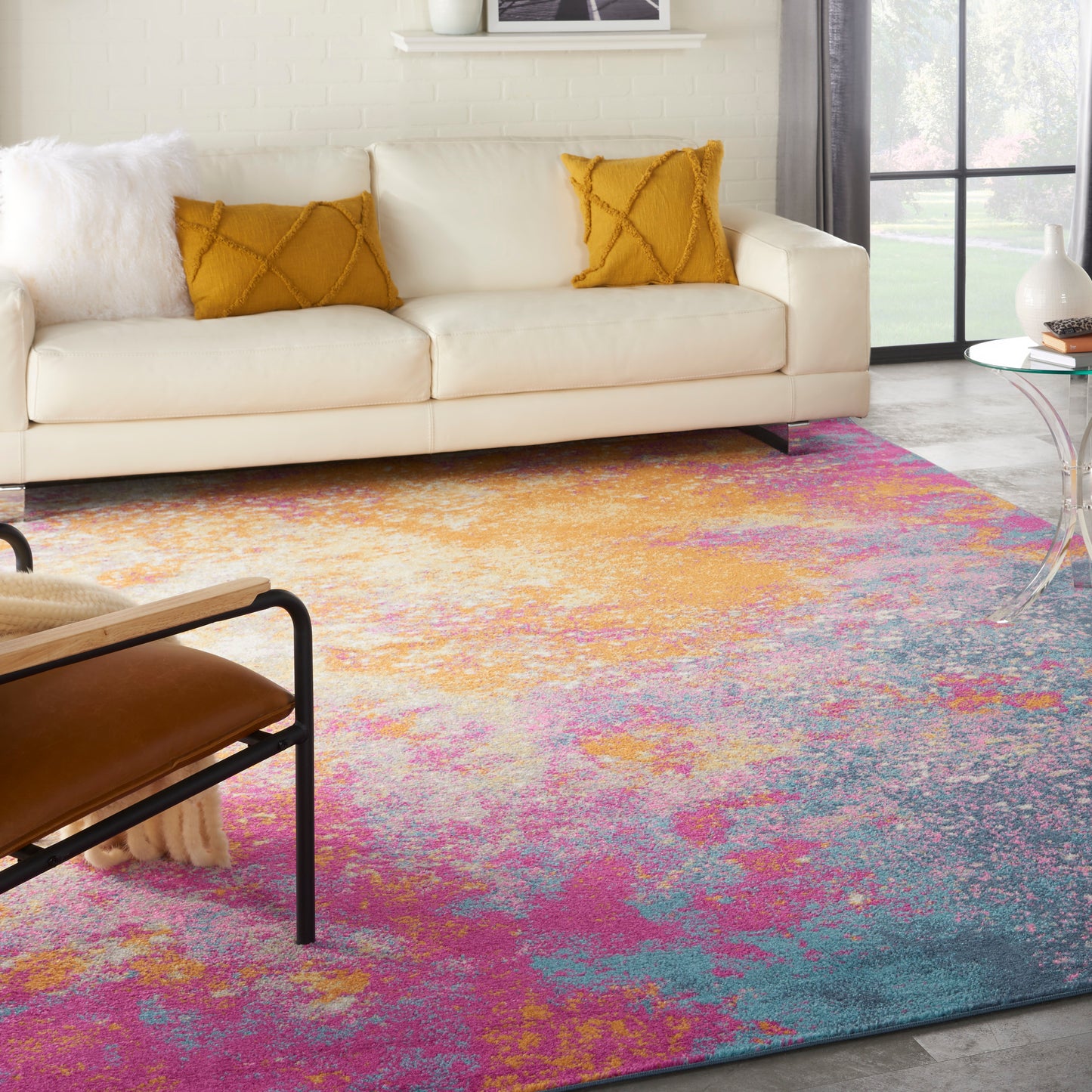 Nourison Home Passion  Sunburst  Contemporary