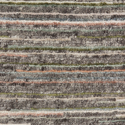 Nourison Home Plateau  Grey Green  Contemporary