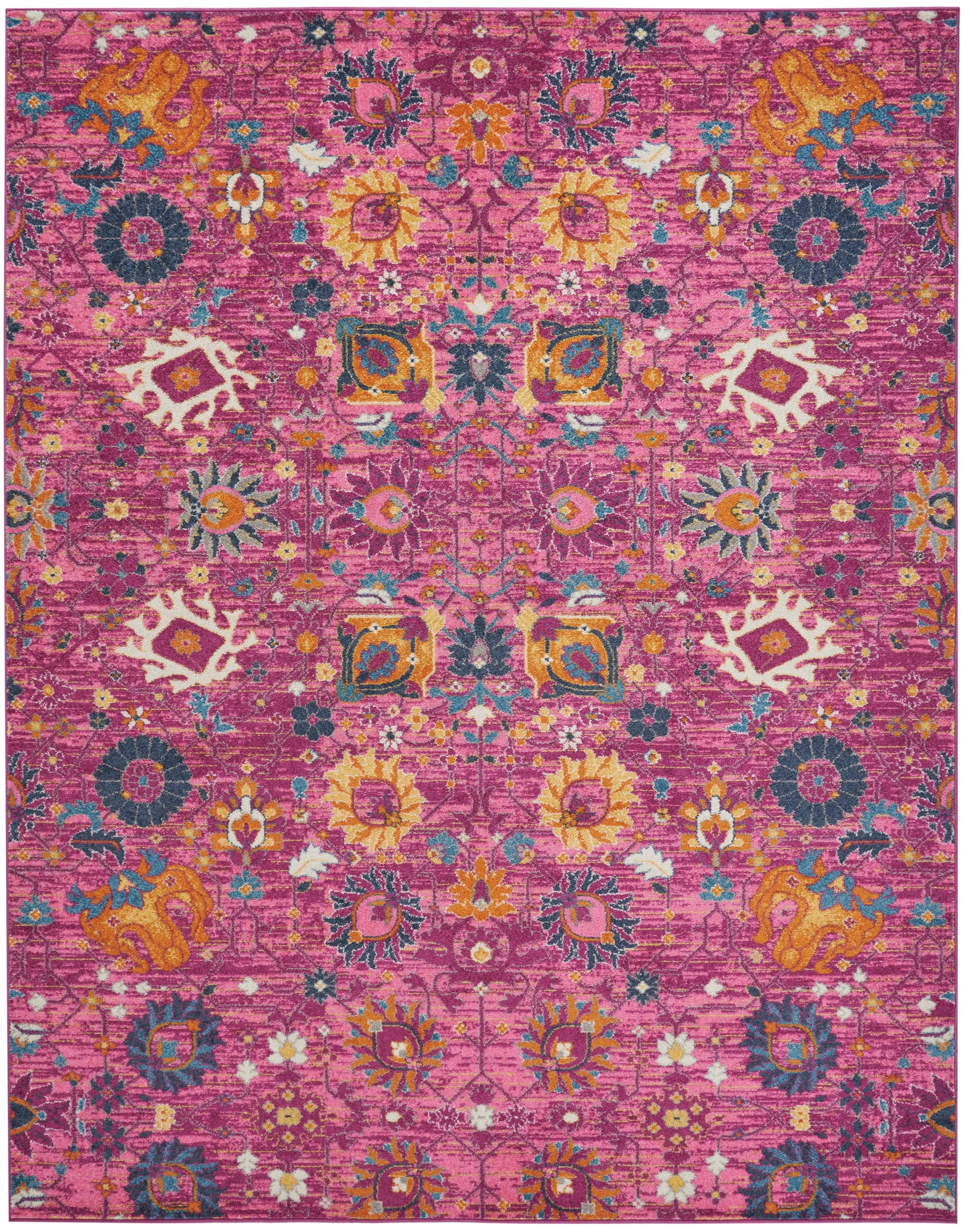 Nourison Home Passion PSN01 Fuchsia Transitional Power-loomed Rugs