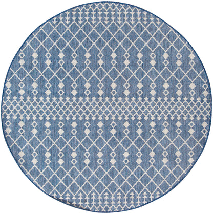 Nourison Home Positano POS02 Navy Blue Contemporary Power-loomed Rug