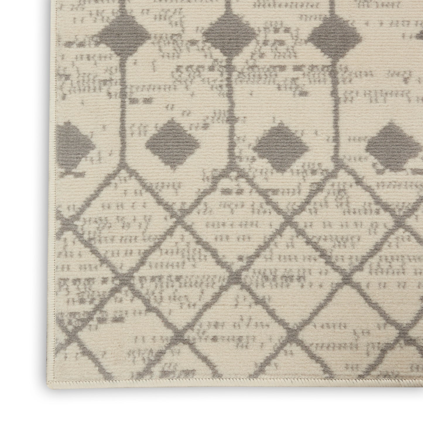Nourison Home Grafix  Ivory Grey  Transitional