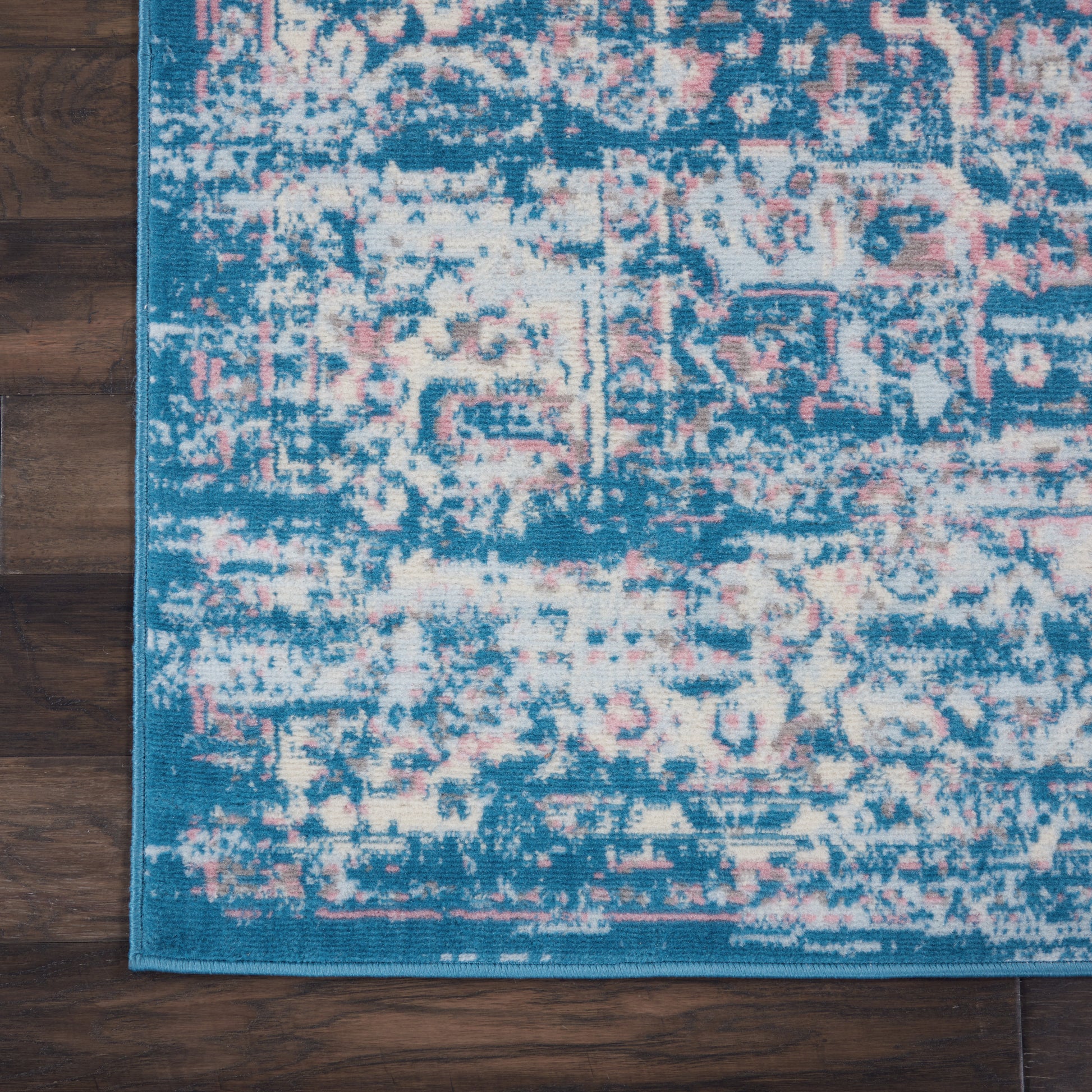 Nourison Home Grafix  Blue  Transitional