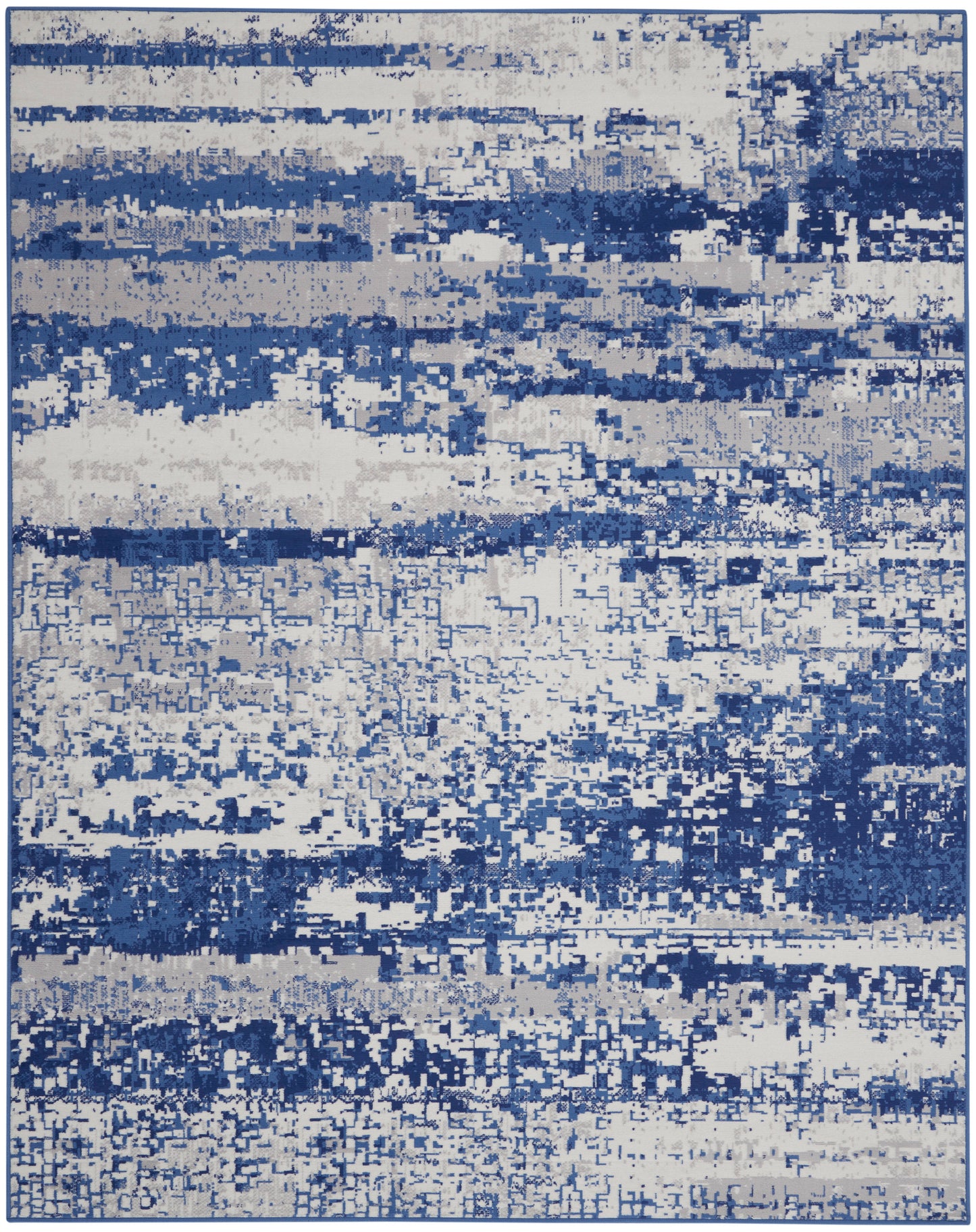 Nourison Home Whimsicle WHS06 Ivory Navy Contemporary Power-loomed Rug