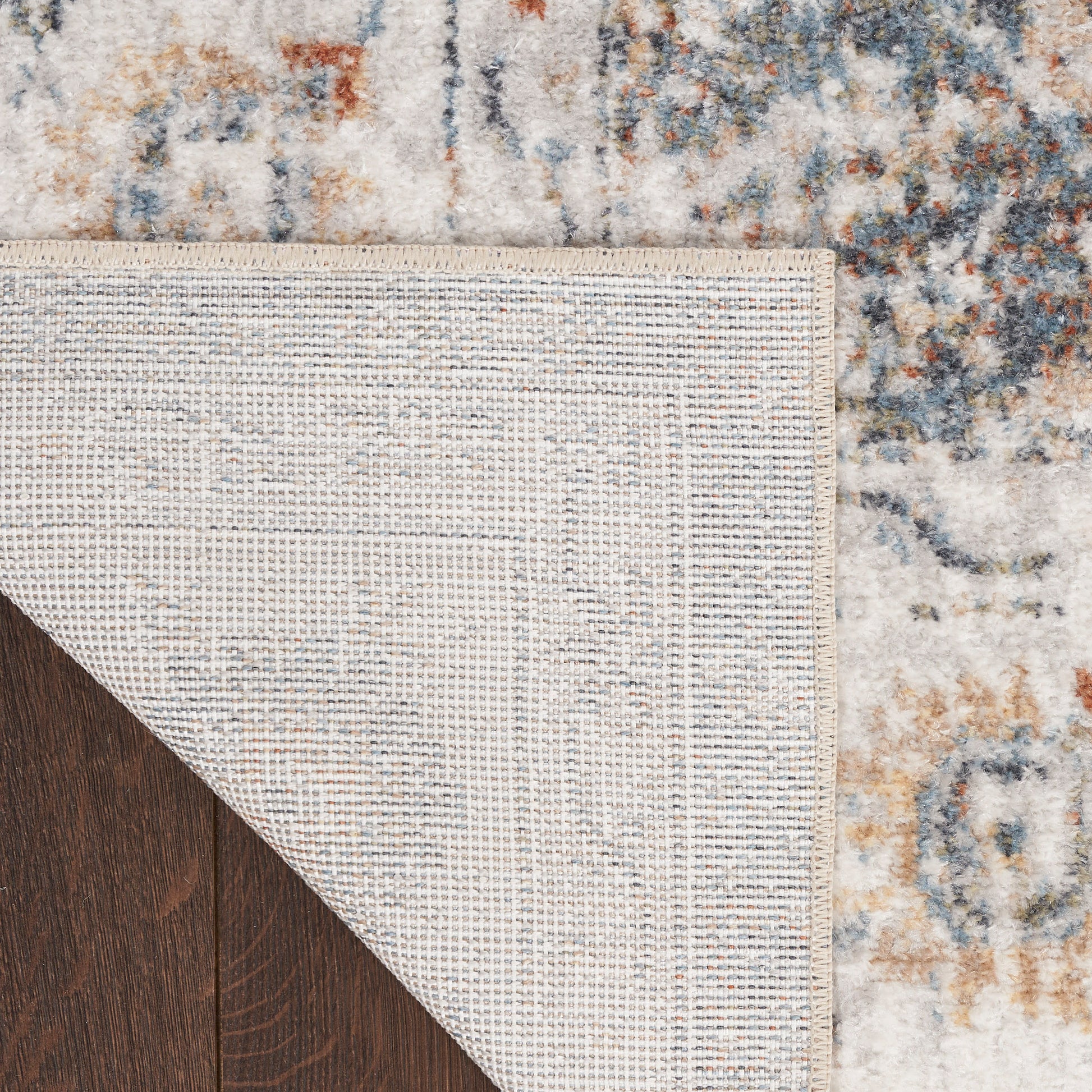 Nourison Home Astra Machine Washable  Ivory Multicolor  Traditional