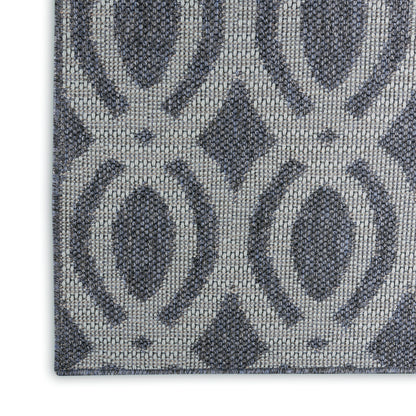 Nourison Home Aruba  Slate Light Blue  Contemporary