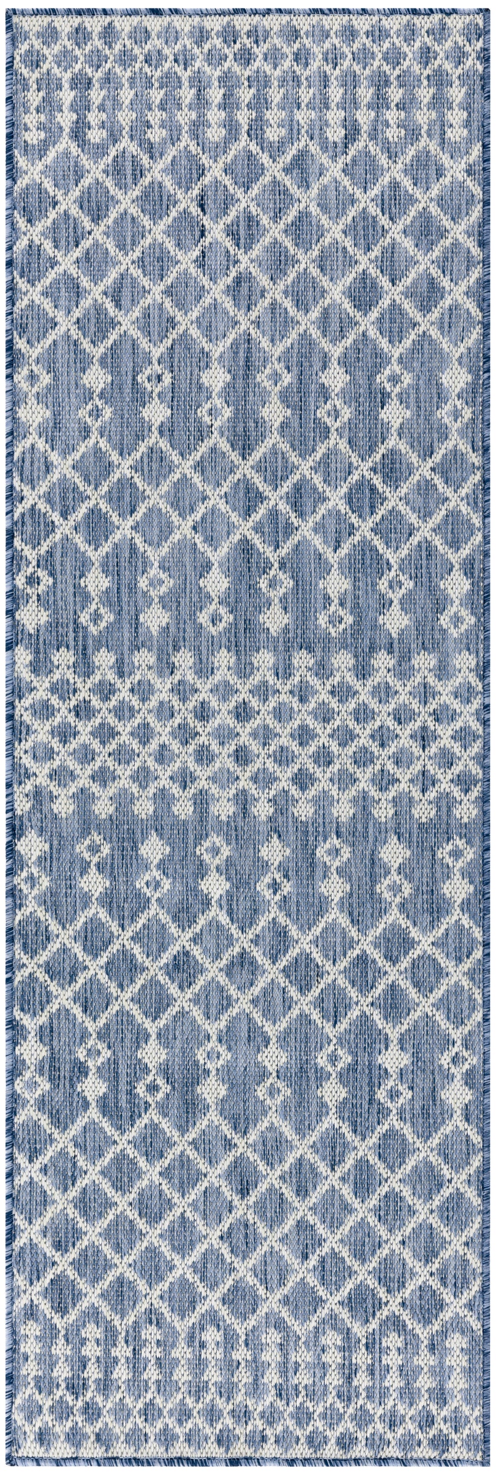 Nourison Home Positano POS02 Navy Blue Contemporary Power-loomed Rug
