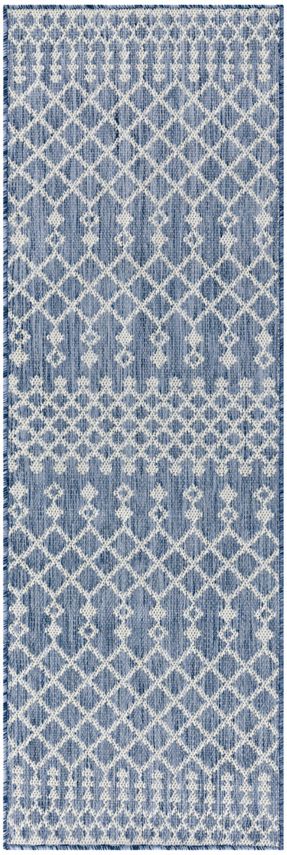 Nourison Home Positano POS02 Navy Blue Contemporary Power-loomed Rug