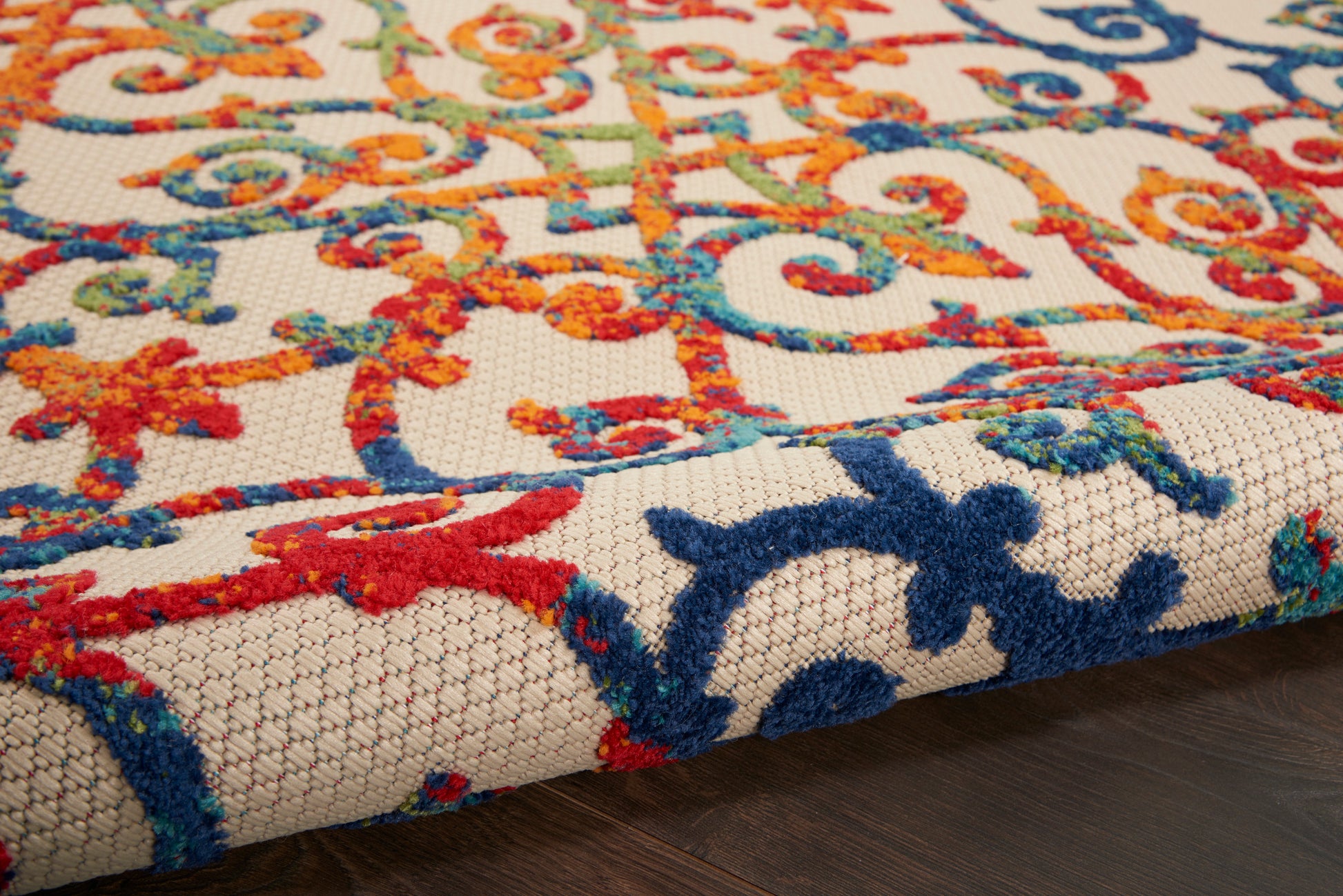 Nourison Home Aloha  Multicolor  Contemporary