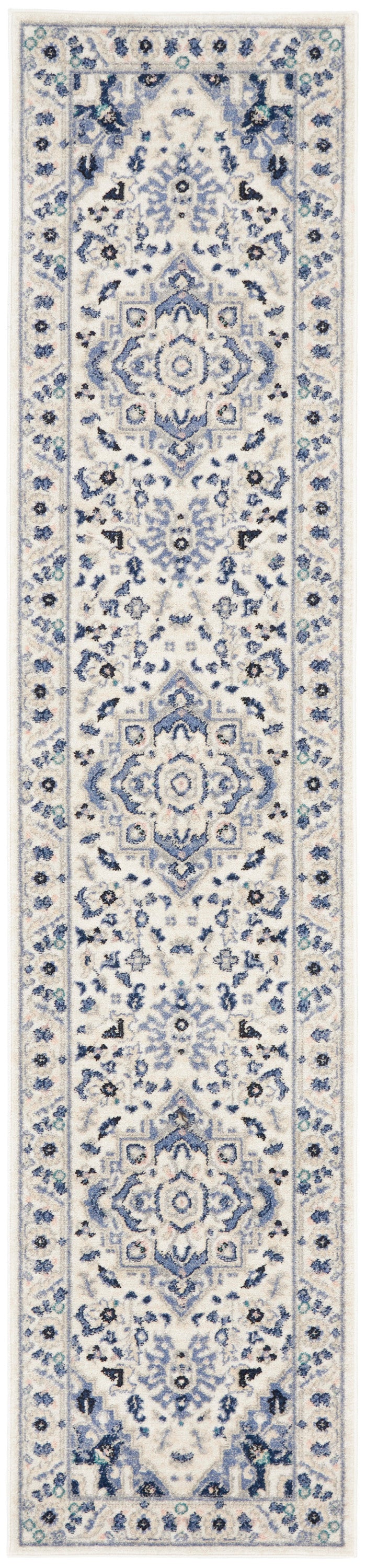 Nourison Home Passion PSN33 Ivory Grey Traditional Power-loomed Rugs