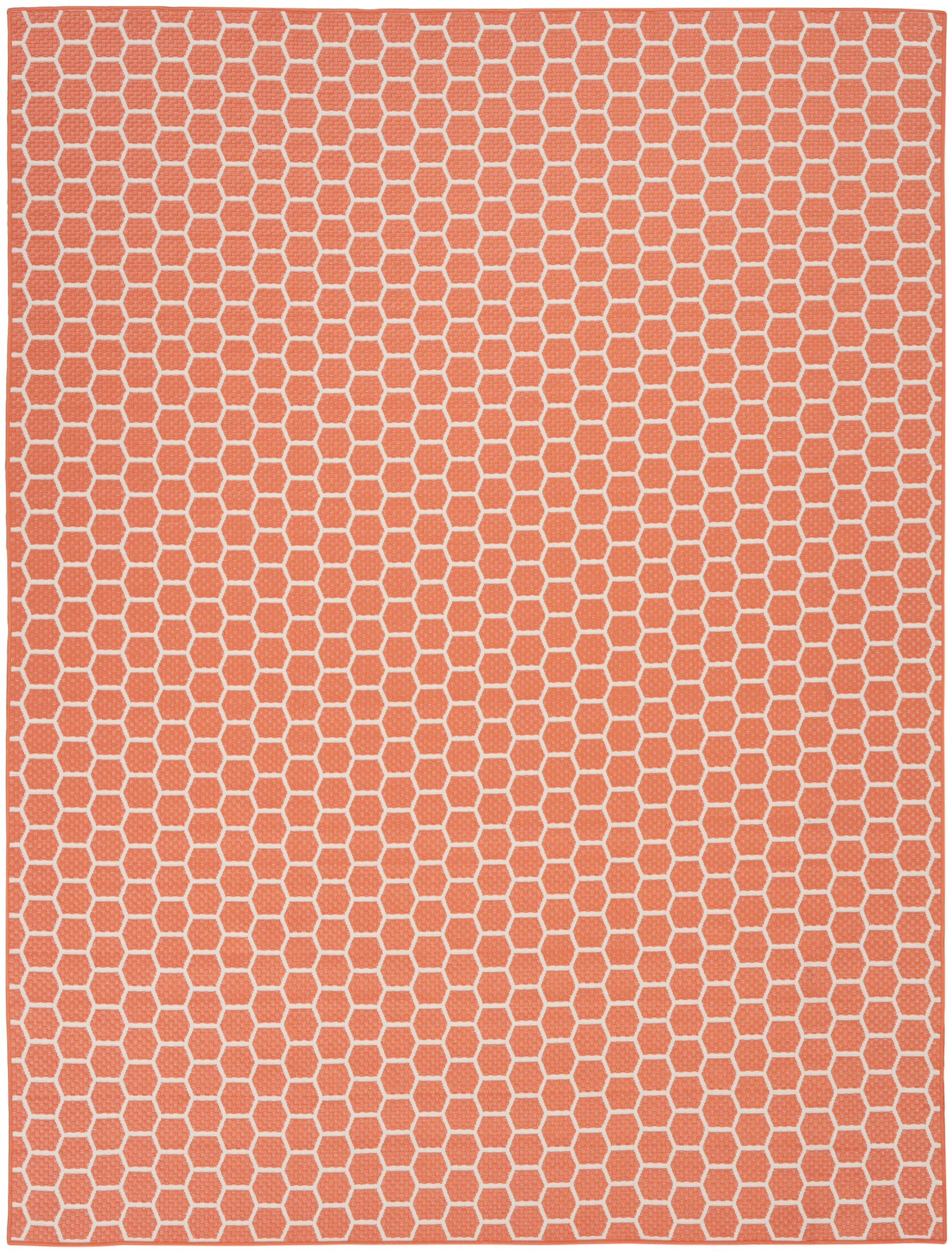 Nourison Home Twist Reversible  Coral  Contemporary