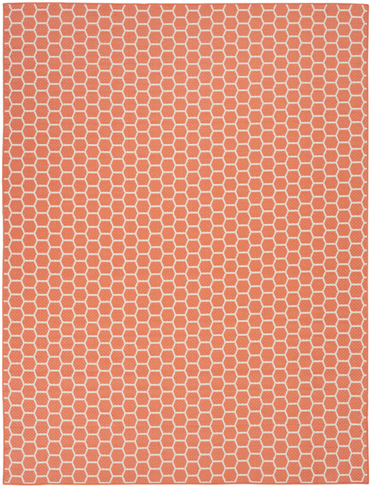 Nourison Home Twist Reversible  Coral  Contemporary