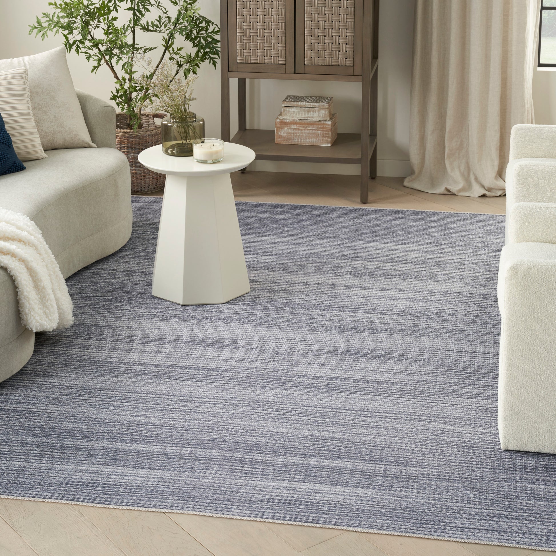 Nourison Home Nourison Washables  Grey  Contemporary