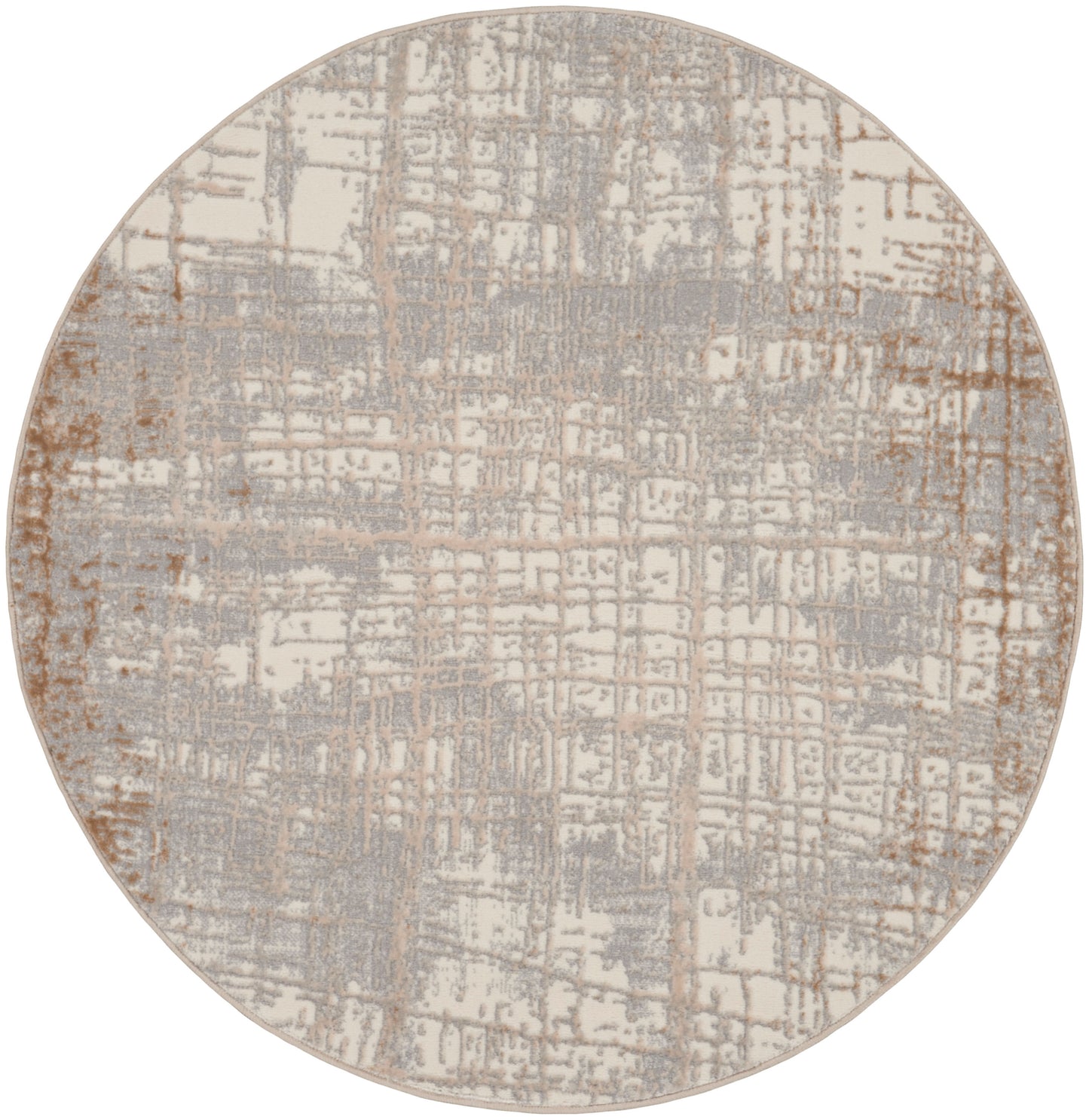 Calvin Klein CK950 Rush CK950 Ivory Taupe Contemporary Power-loomed Rug