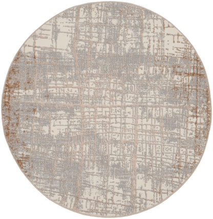 Calvin Klein CK950 Rush CK950 Ivory Taupe Contemporary Power-loomed Rug