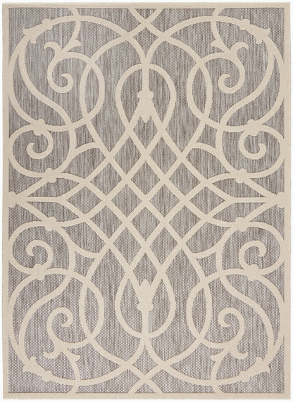 Nourison Home Cozumel CZM04 Grey Contemporary Power-loomed Rug