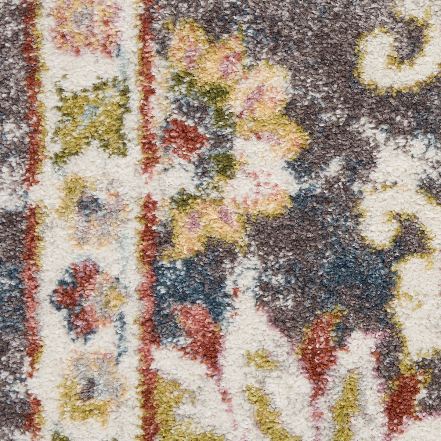 Nourison Home Soraya  Charcoal Multi  Transitional
