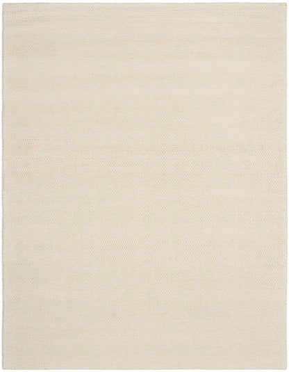 DKNY Pure Rows ROW01 Ivory Contemporary Handmade Rug