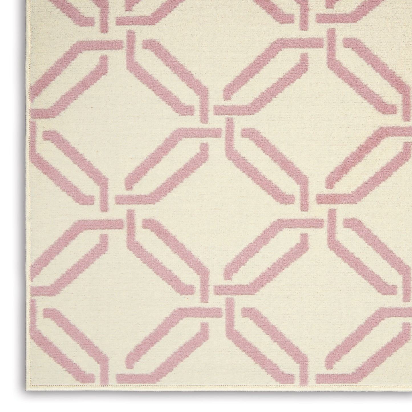 Nourison Home Jubilant  Ivory Pink  Contemporary