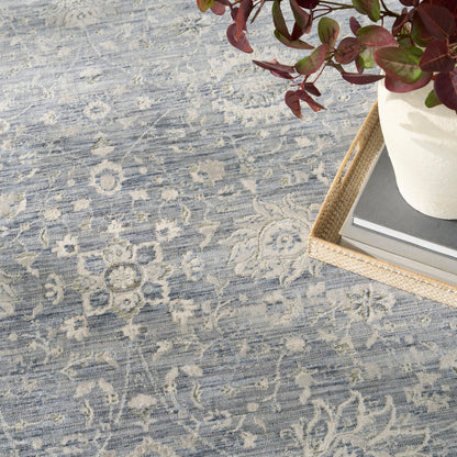 Nourison Home Soft Mist  Light Blue  Traditional