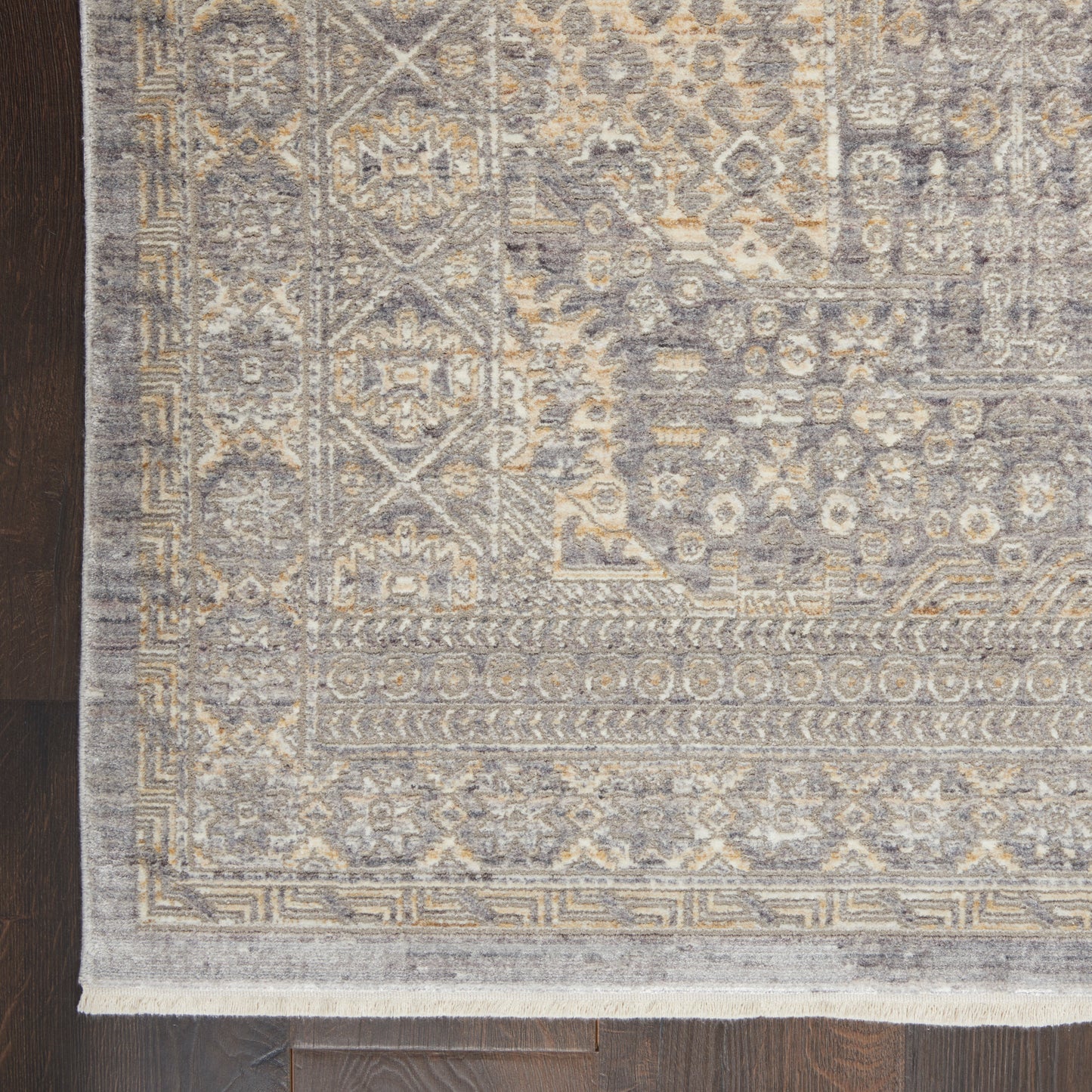 Nourison Home Lustrous Weave  Grey Beige  