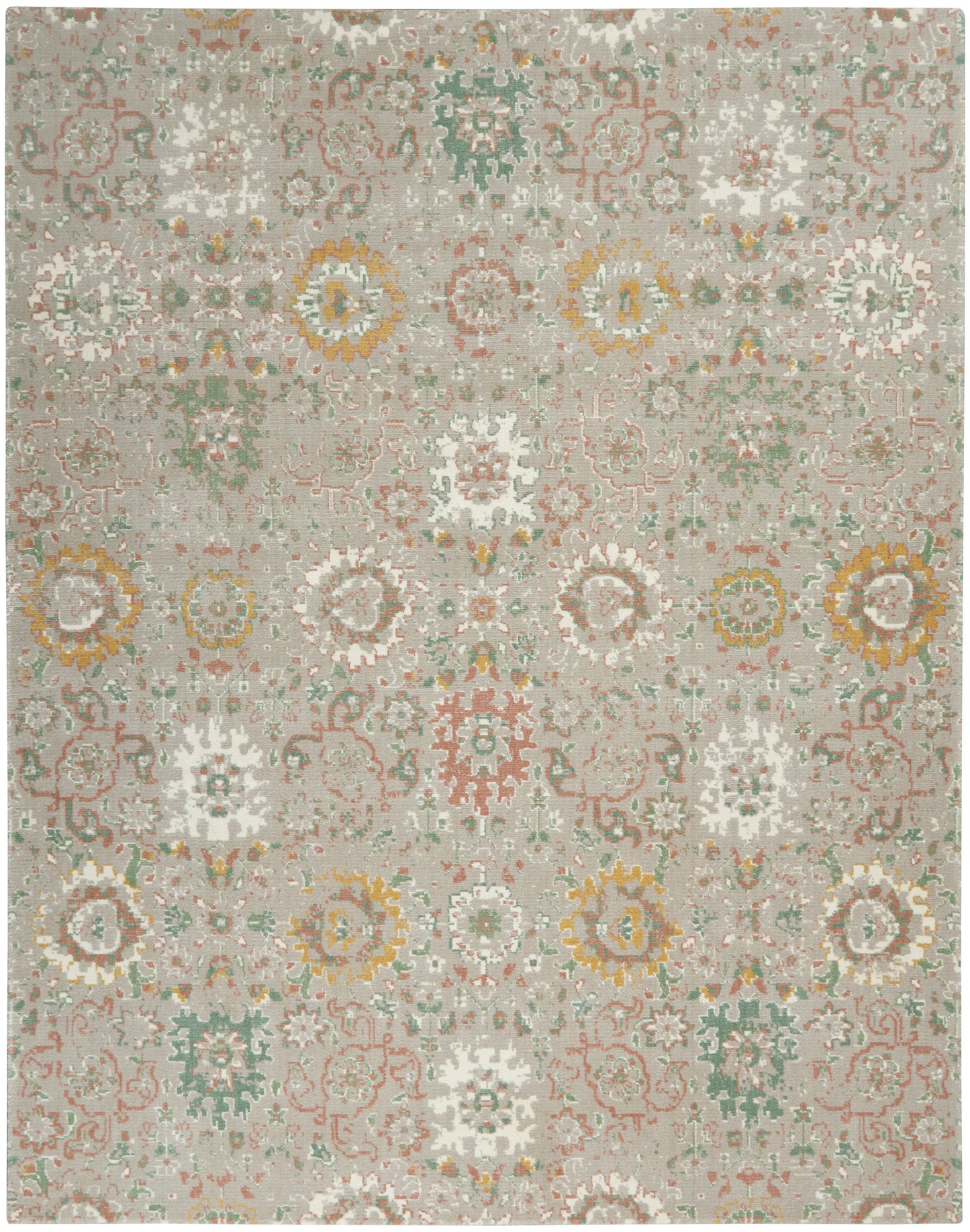 Nourison Home Twilight TWI13 Grey Multicolor Transitional Power-loomed Rug