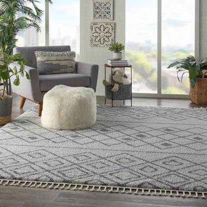 Nourison Home Serenity Shag  Grey Slate  