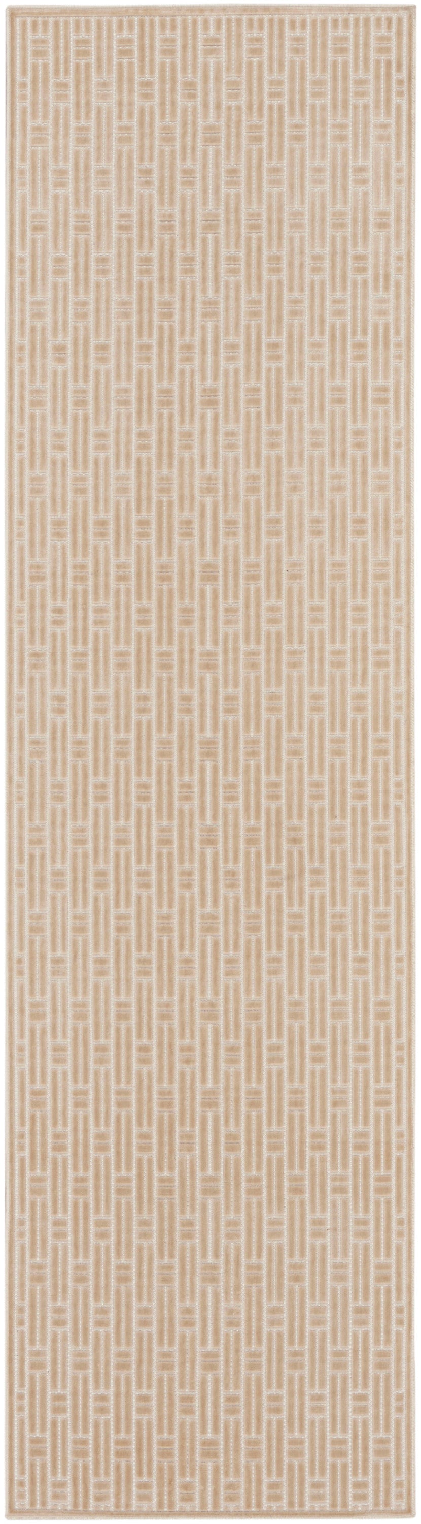 Nourison Home Washable Charm WCH02 Beige Ivory Contemporary Machine Woven Rug